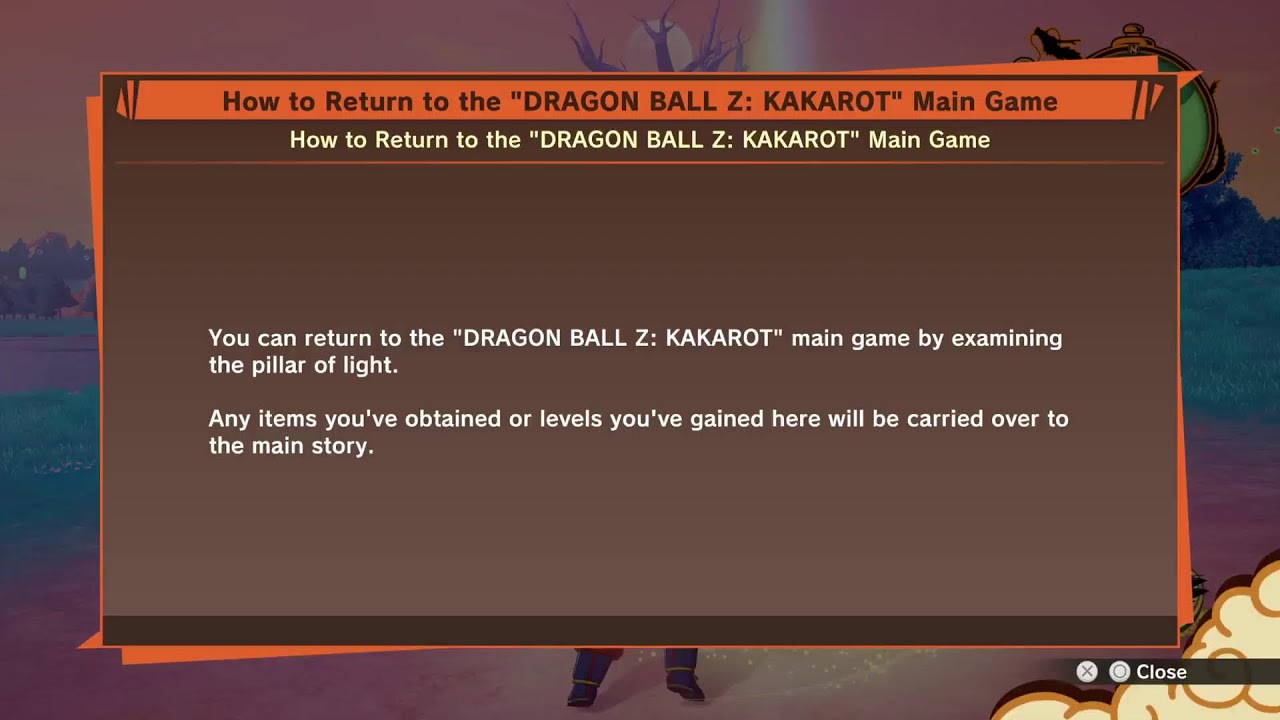 Grandman playing DRAGON BALL Z Kakarot