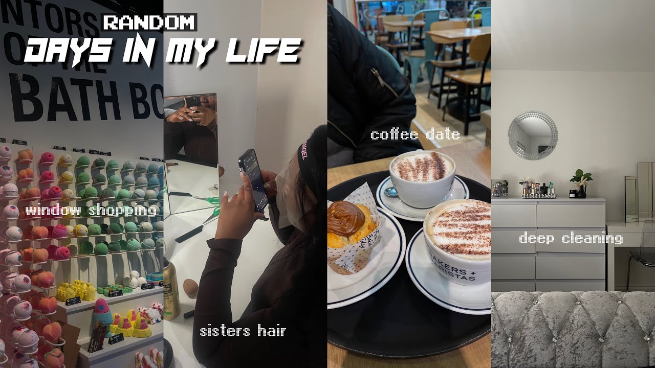 random days in my life vlog | cleaning my room, wig install, coffee date, shopping ✩