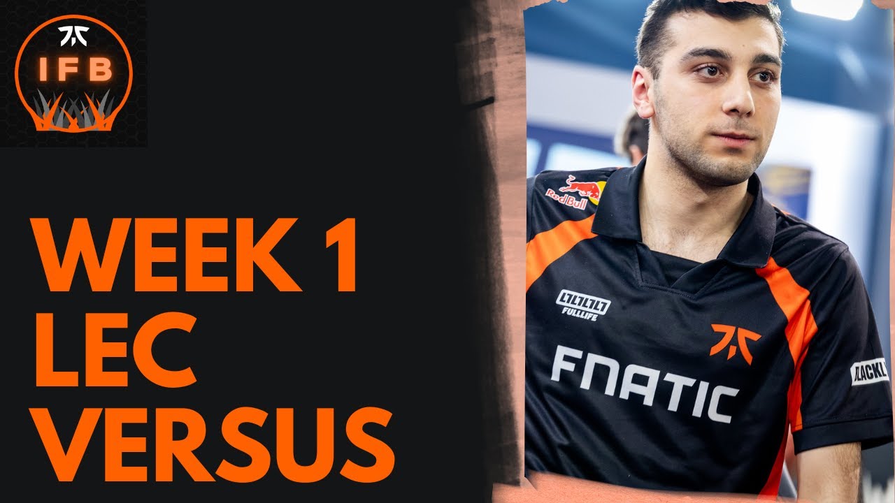 FNATIC'S NEW TEAM HITS THE RIFT! - Week 1 LEC VERSUS