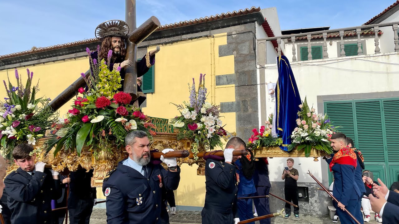LIVE Encontro Procissão do Senhor dos Passos Ribeira Grande, Sao Miguel Azores Portugal - 23.03.2025