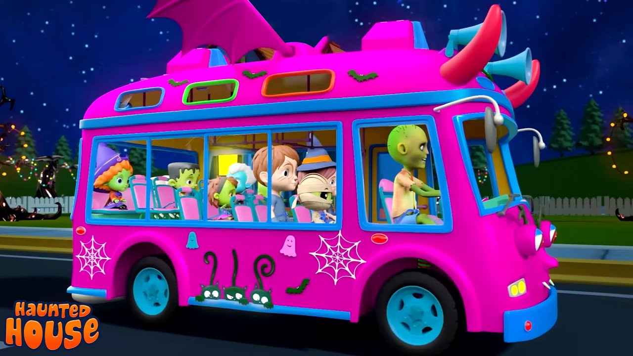 Halloween Wheels on the Bus + More Little Treehosue Halloween Rhymes and Kids Songs