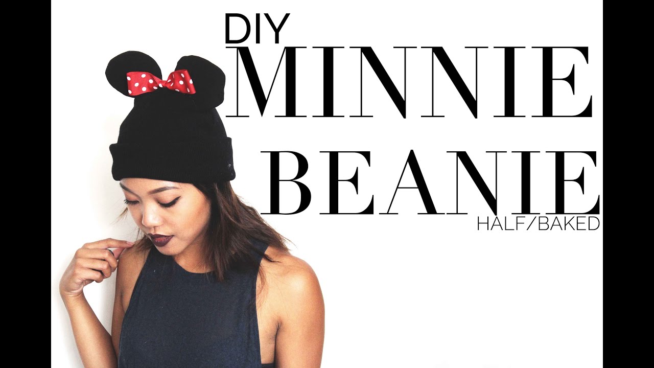 Half Baked | DIY Minnie Mouse Beanie | DIY | Nava Rose