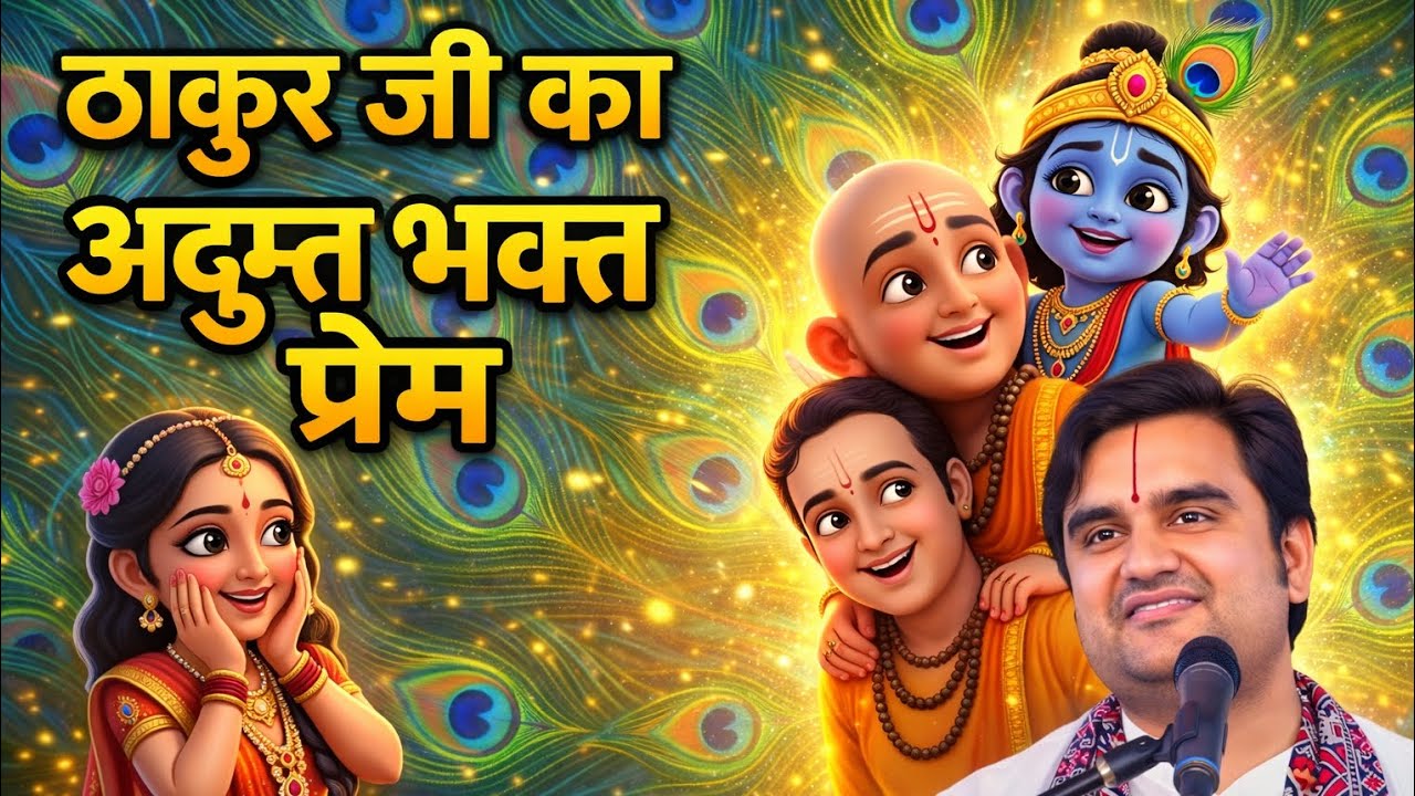🙏🦚 ठाकुर जी की अद्भुत भक्ति प्रेमभक्ति🙏🦚 पूजनीय इंद्रेश जी उपाध्याय 🙏🦚 राधे राधे 🙏🦚