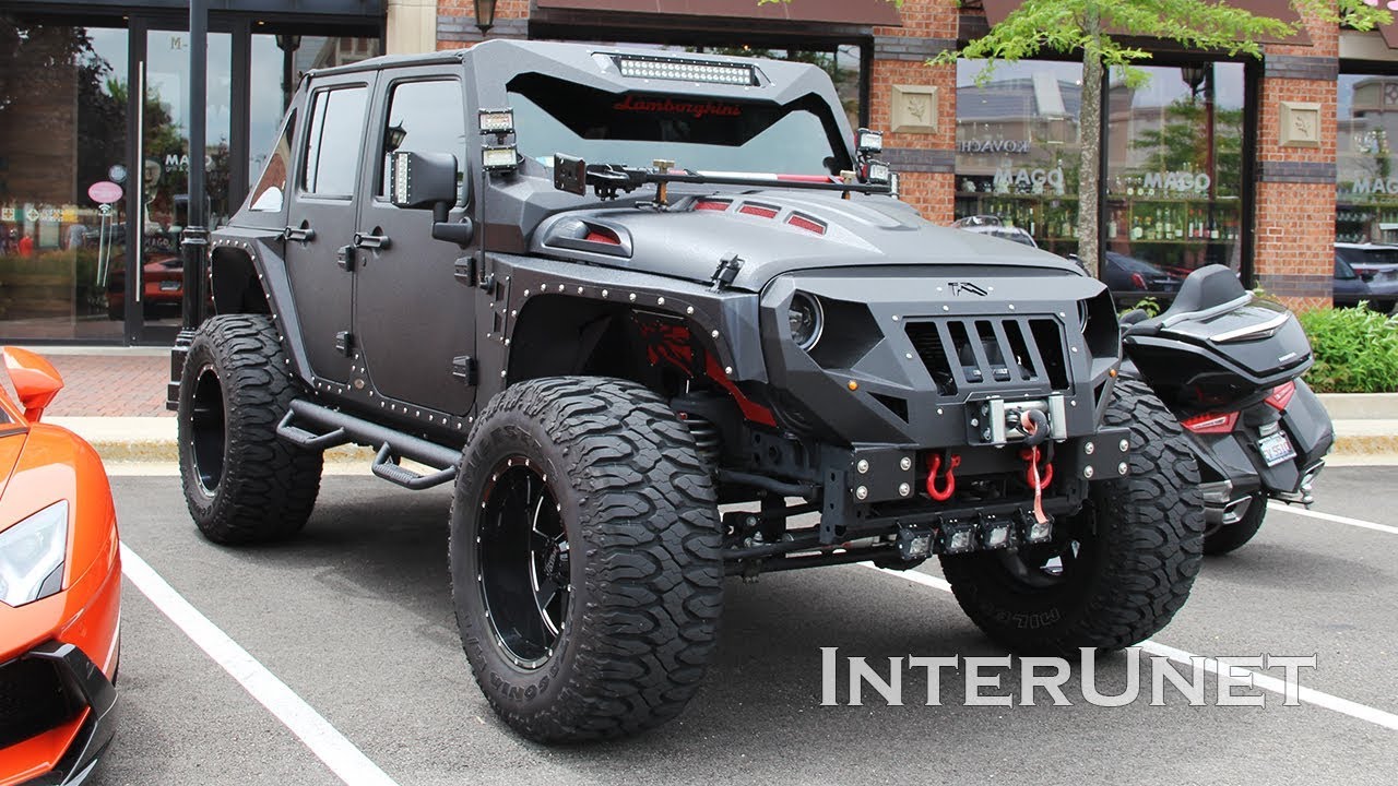 Custom Off-Road Jeep Wrangler Lamborghini 4x4 SUV