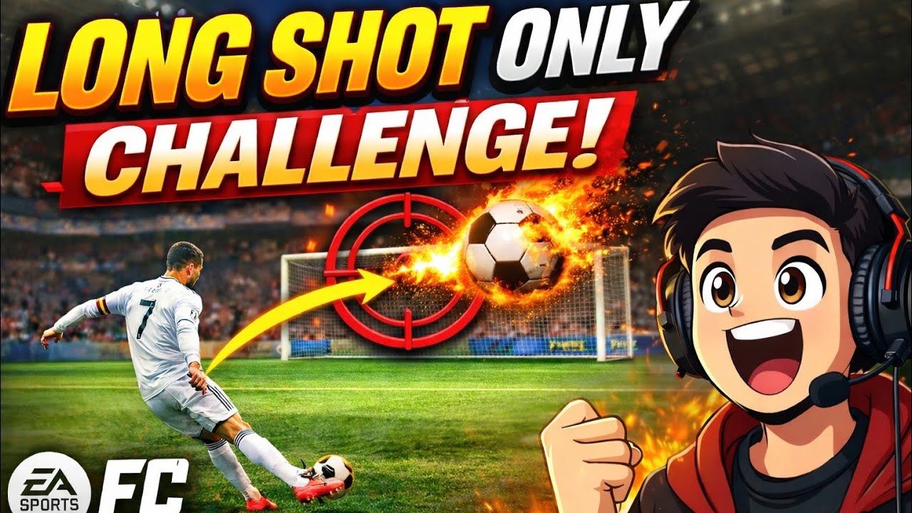 🔥 শুধু Long Shot দিয়ে জিতলাম 😈⚽ | FC Mobile Challenge।Last Minute Goal | FC Mobile Bangla