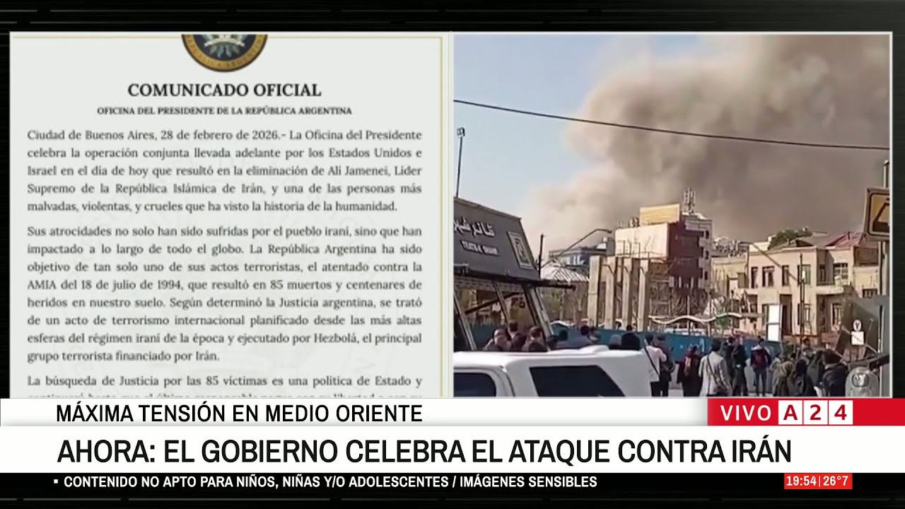 📢 EL GOBIERNO ARGENTINO CELEBRA EL ATAQUE CONTRA IRÁN: EL COMUNICADO DEL CANCILLER PABLO QUIRNO