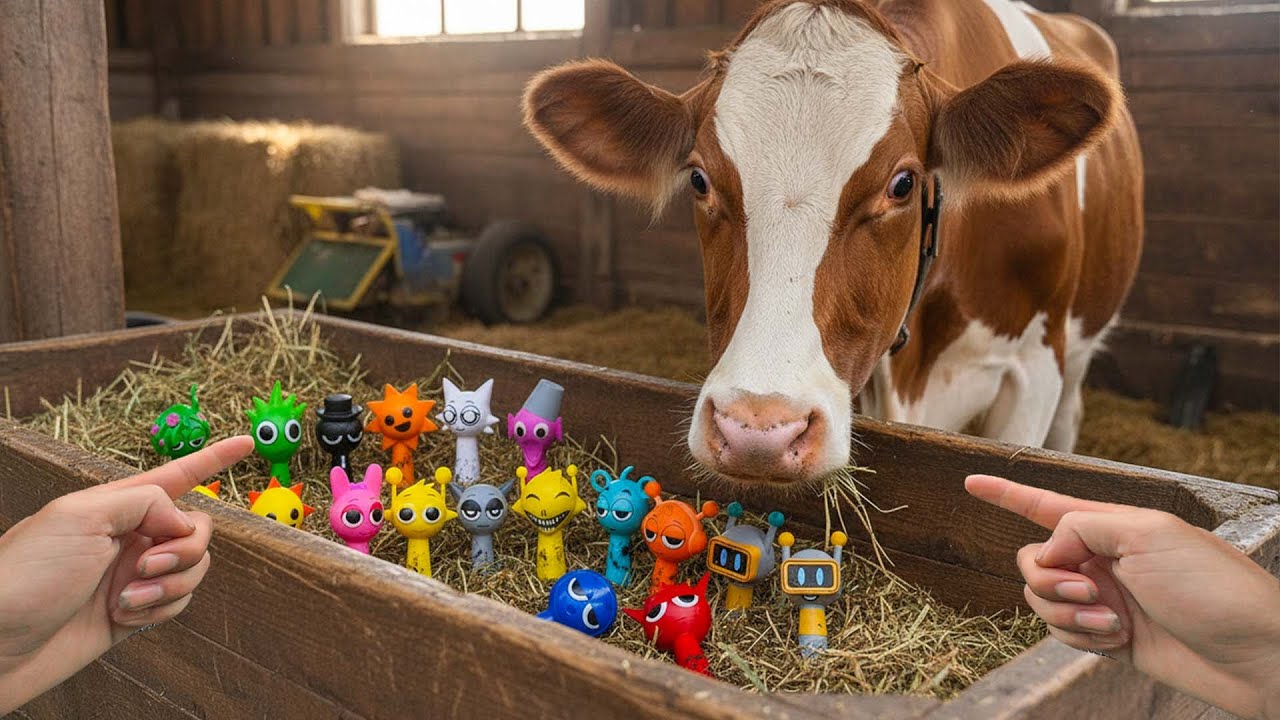 What’s That Sound in the Cow Barn? Sprunki Appears🐮