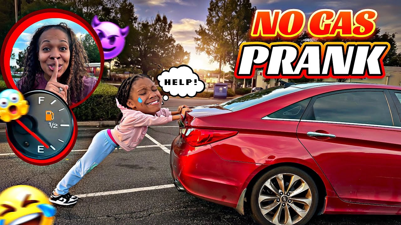 Она думала, у нас закончился бензин! 😂 Эпичный розыгрыш сошел с ума 🚗