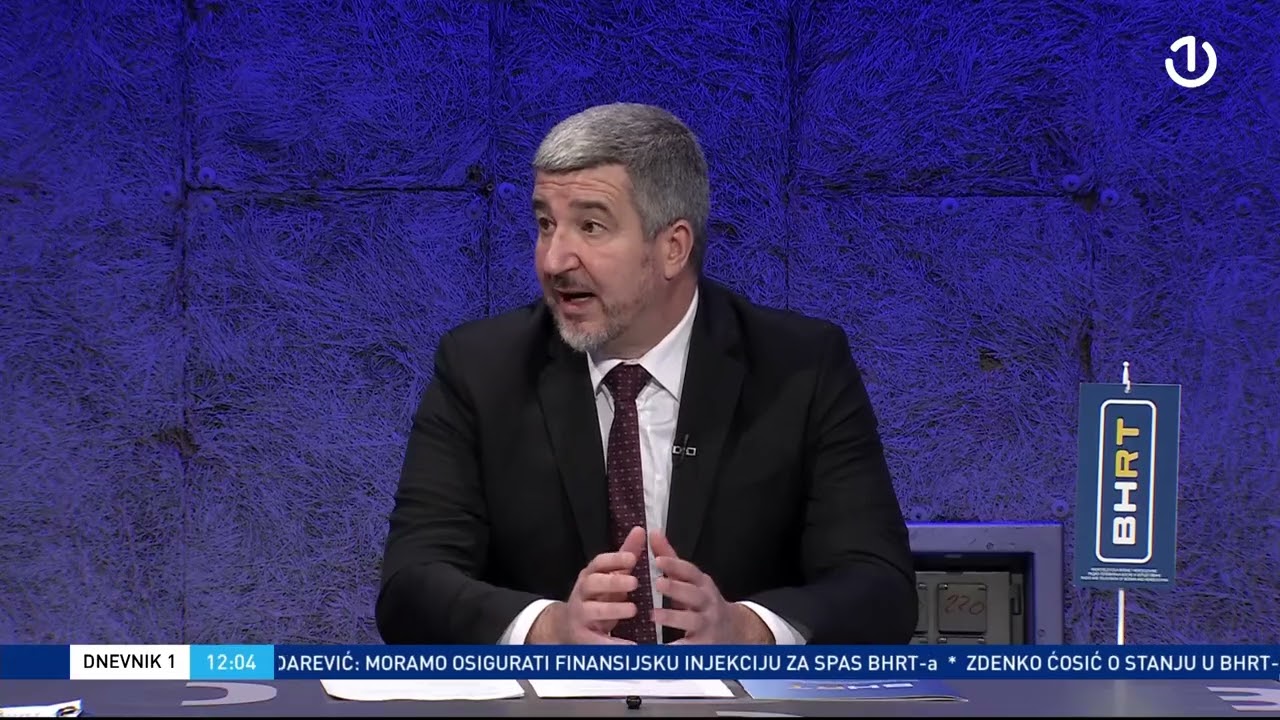 Press konferencija: Belmin Karamehmedović, v. d. generalnog direktora BHRT-a - 26.02.2026.