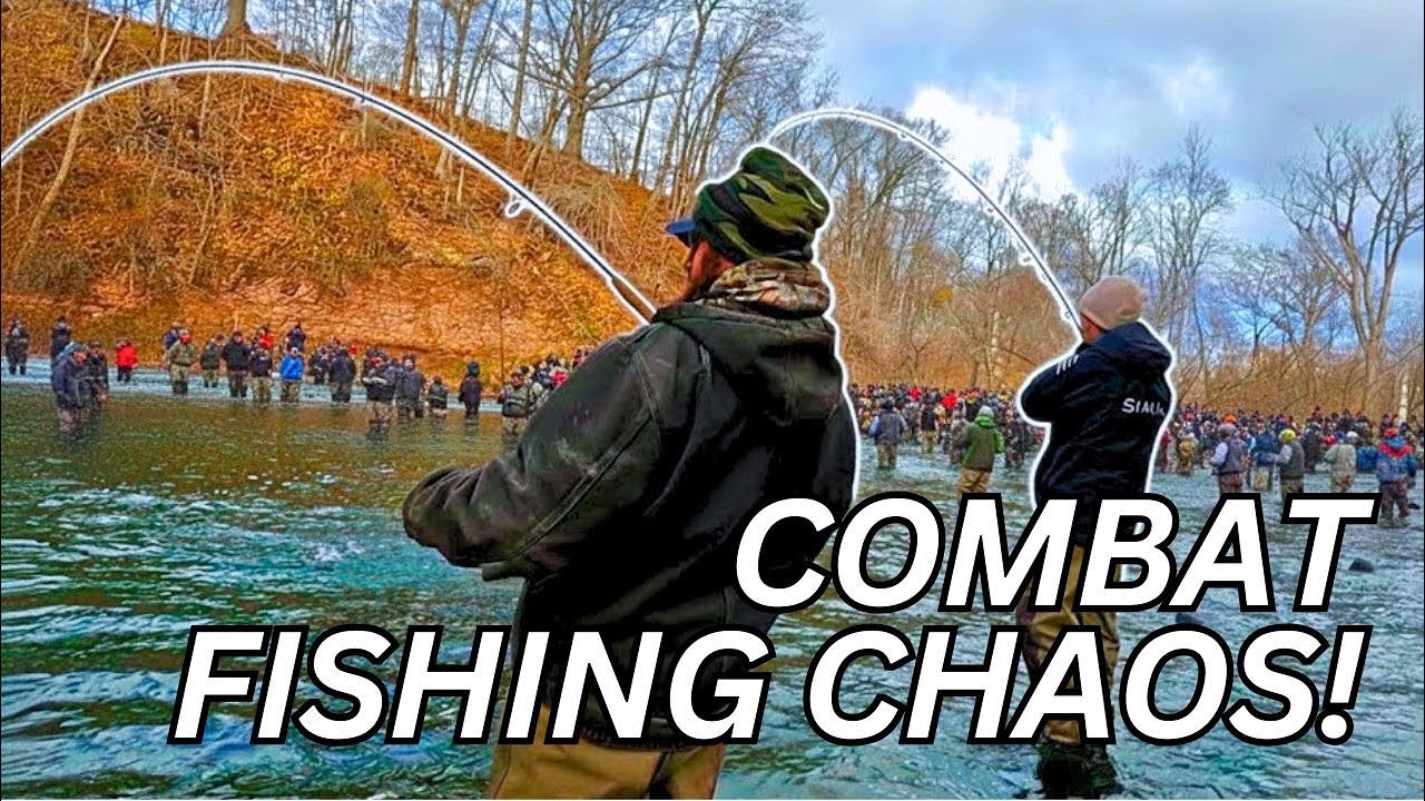 BURT DAM Blowout! Brown Trout Fishing .