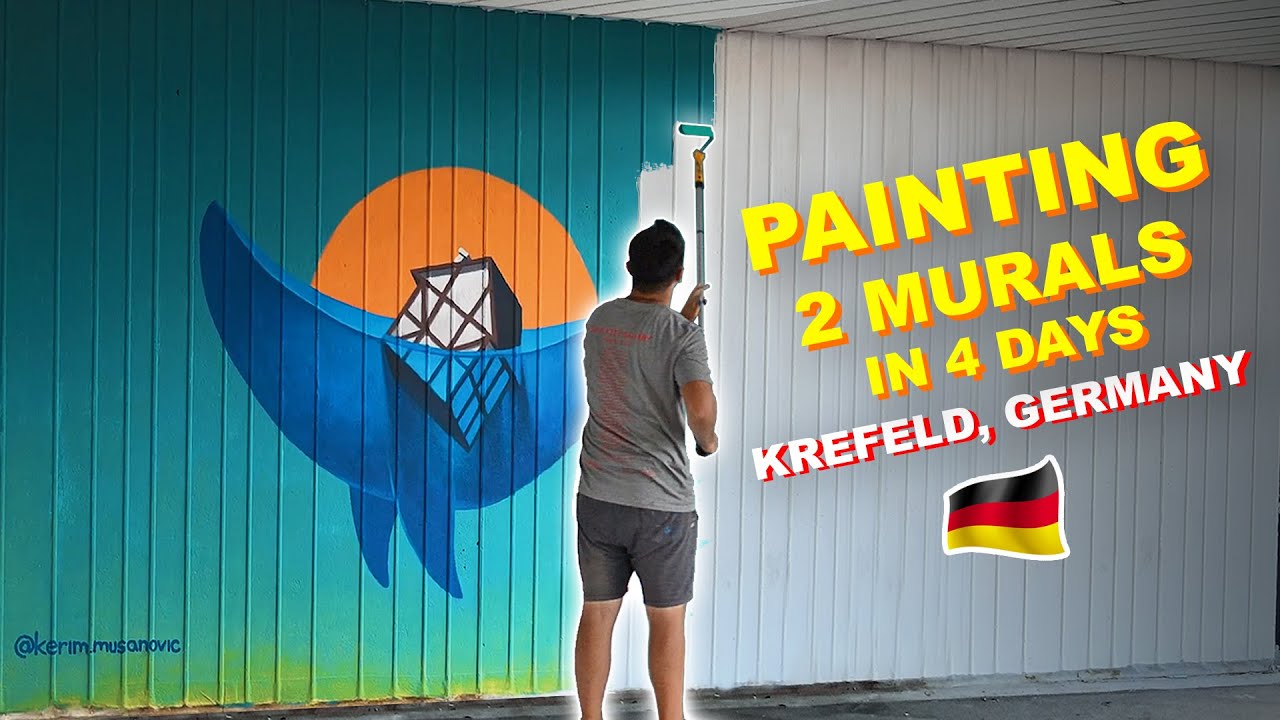 Can I Finish 2 MURALS in 4 DAYS ? | EP 2 | Street Art Tour 2021.