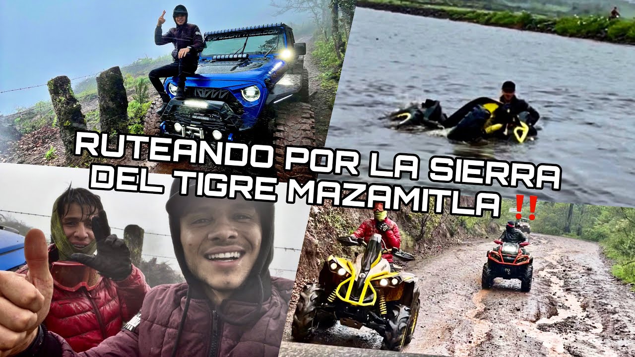 RUTEANDO POR LA SIERRA DEL TIGRE (MAZAMITLA) ENLODANDONOS (SE UNDIO LA MOTO) | JUAN HERNANDEZ 🍀
