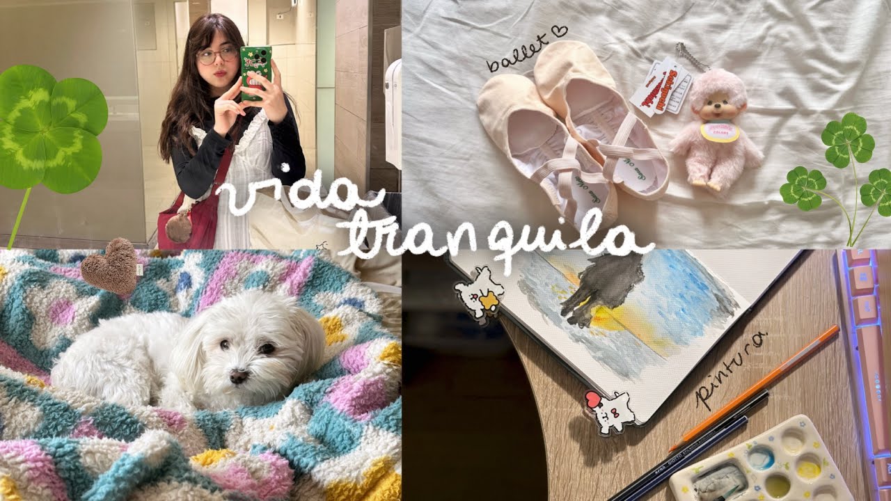 Poniendo mi vida en orden 🍓 dejando la tristeza, ballet, acuarelas y libros