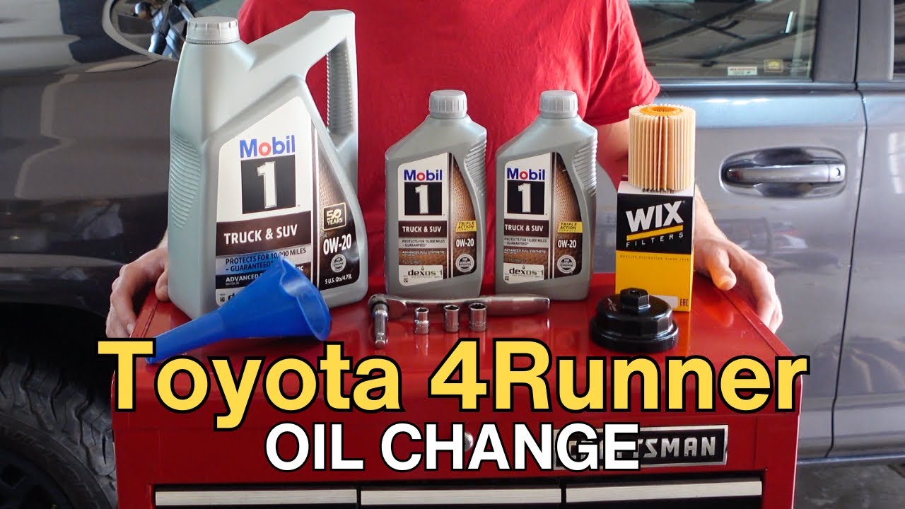 How to Change the Oil in a TOYOTA 4RUNNER (5th gen 2010 - 2024)