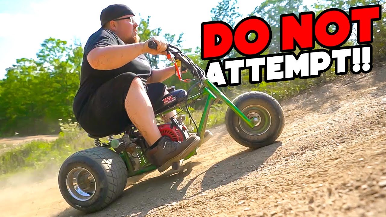 We Snuck Our Mini Trike Into A Motocross Track!!