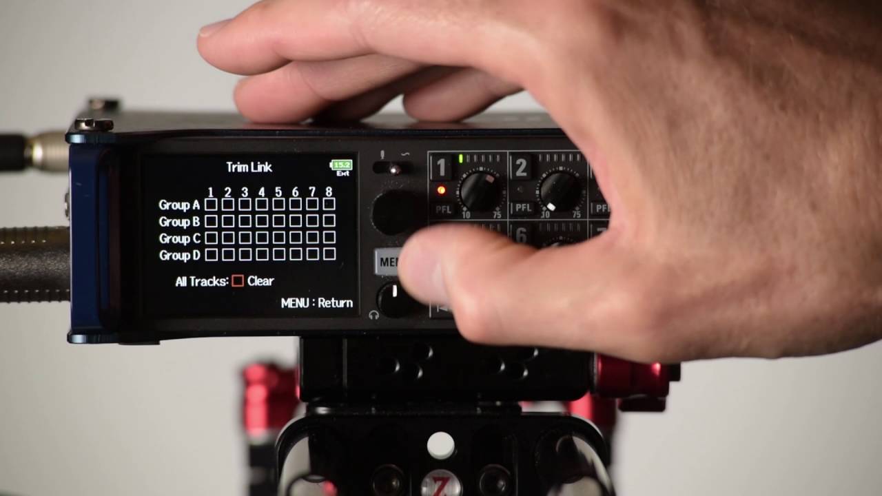 Setting up the Zoom F8 Audio Field Recorder 30 June 2016