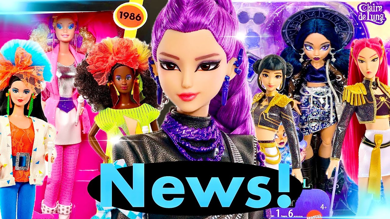 НОВОСТИ MATTEL!🔴 Куклы K-Pop &laquo;Охотники на демонов&raquo;, репродукции кукол Barbie ROCKERS, Moonspell M...