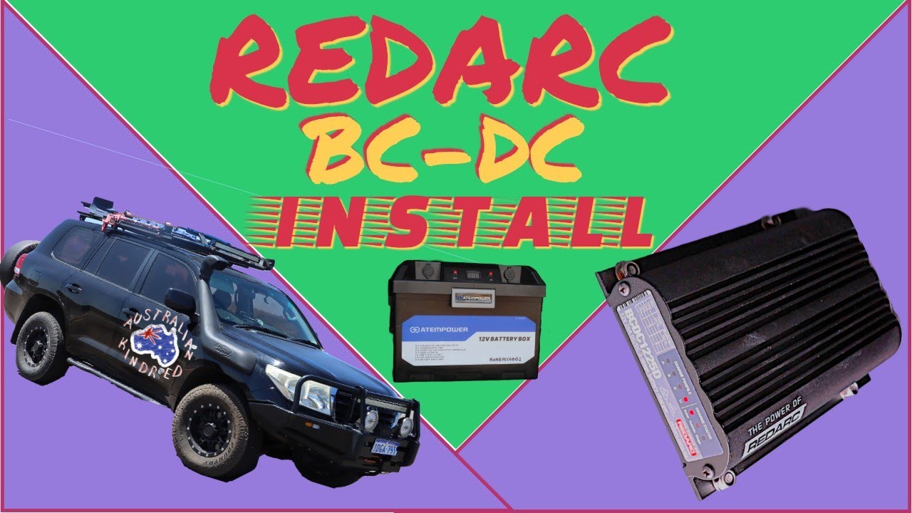REDARC BC-DC Battery Charge Install for Landcruiser 200