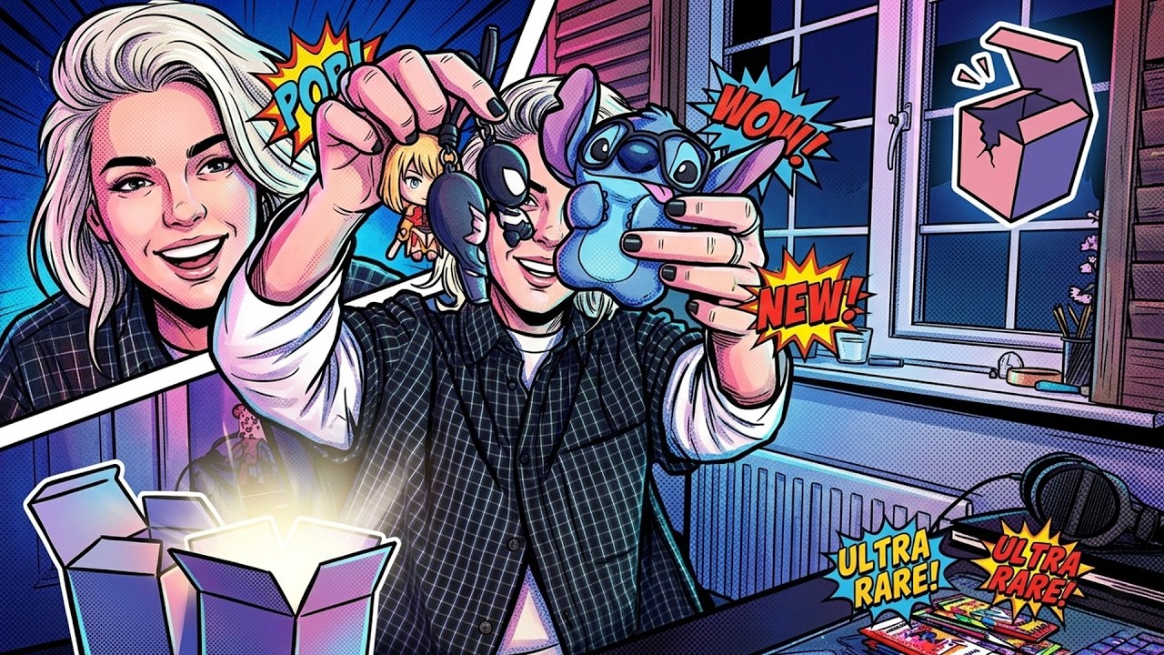 Blind Box Bag Clip Opening! Stitch, Spiderman and Solo Levelling