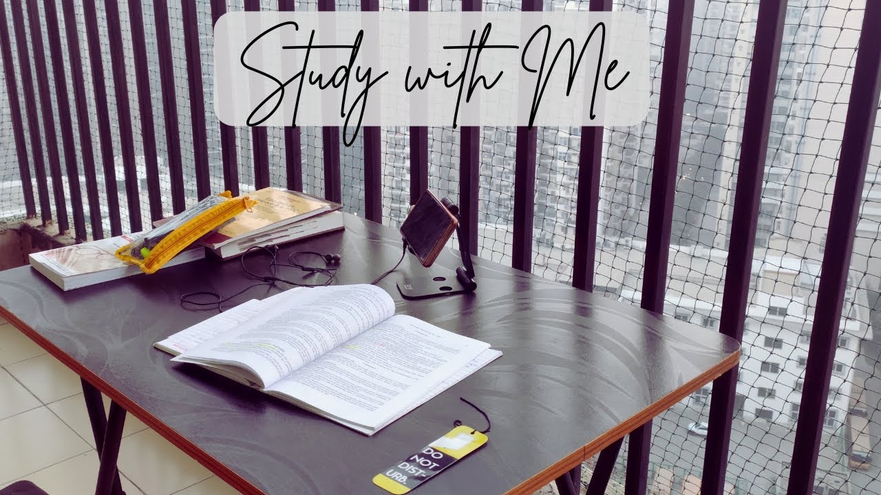 2 hours Non-stop Study with Me, Background noise, No music