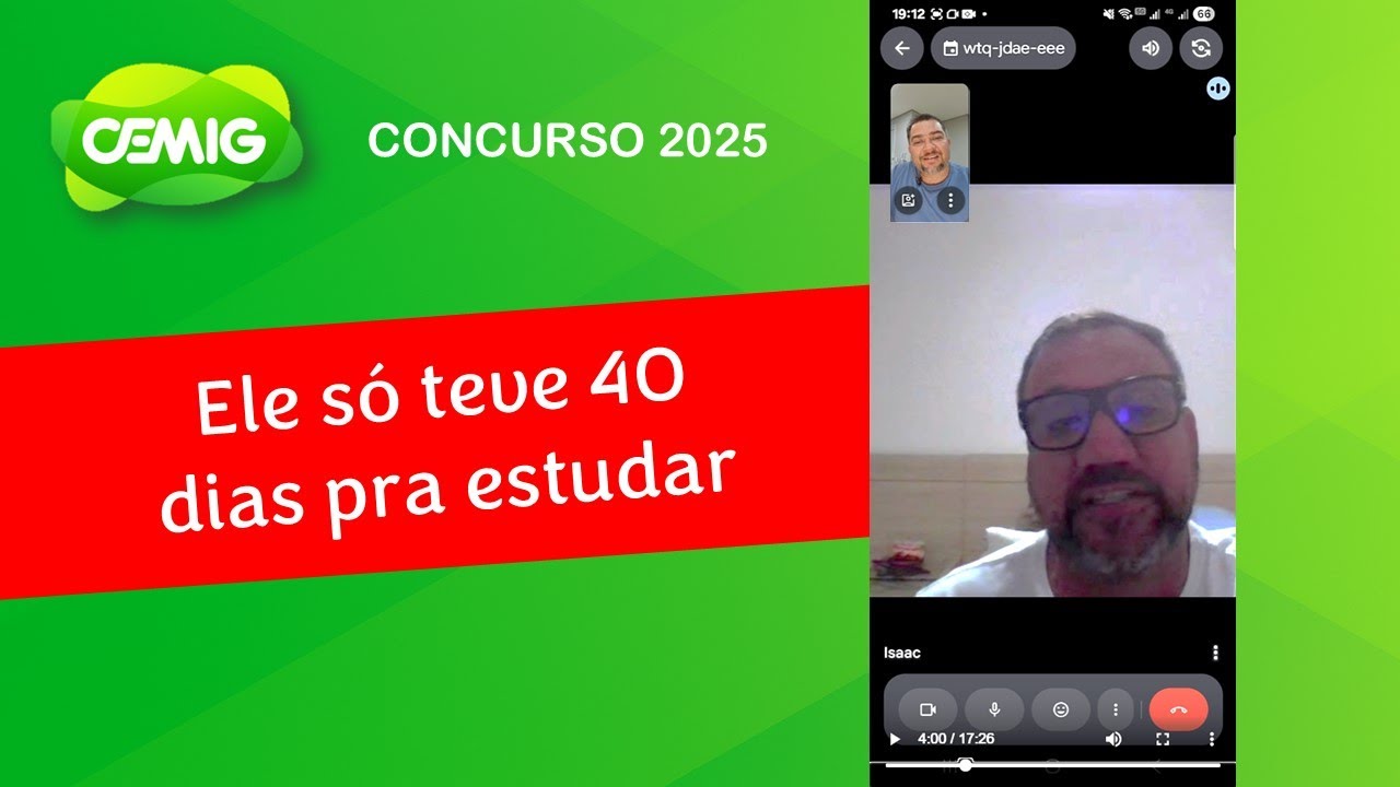 Aprovado na CEMIG em 2022 | Depoimento do aluno Isaac