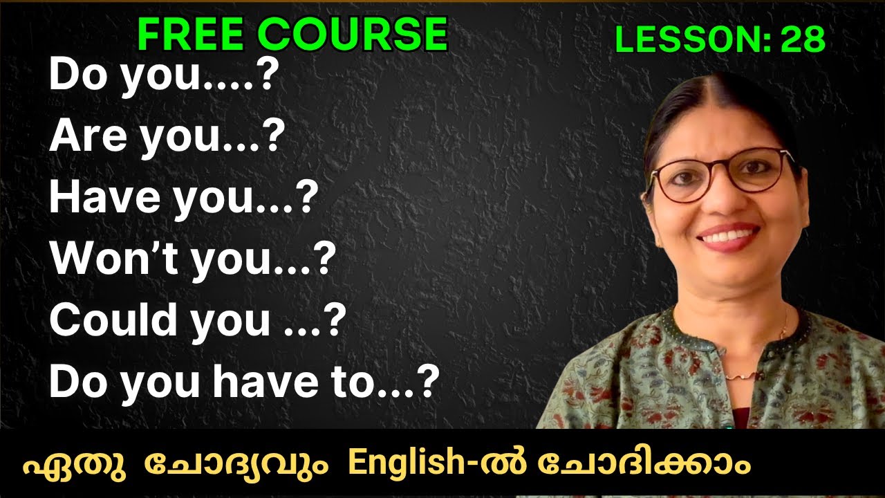 LESSON-28 | FREE SPOKEN ENGLISH COURSE | Spoken English Classes for Beginners in Malayalam | Ln-256