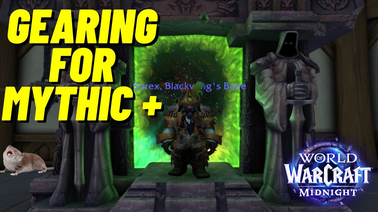 MIDNIGHT HYPE! Resto Shaman Gearing for Mythic +!