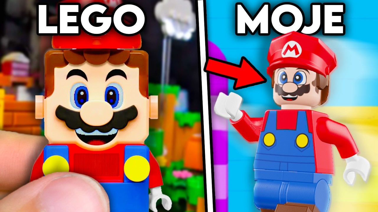 ZROBIŁEM MINIFIGURKI MARIO BO LEGO NIE CHCE