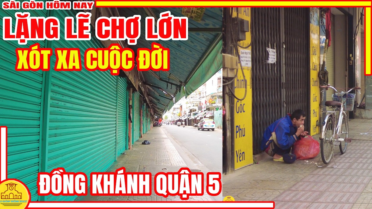 LẠ LẮM! KHÔNG CÓ AI Chợ Lớn MÙNG 8 TẾT | Khu ĐÈN 5 NGỌN Chợ Vải SOÁI KÌNH LÂM Q5 | Sài Gòn Hôm Nay