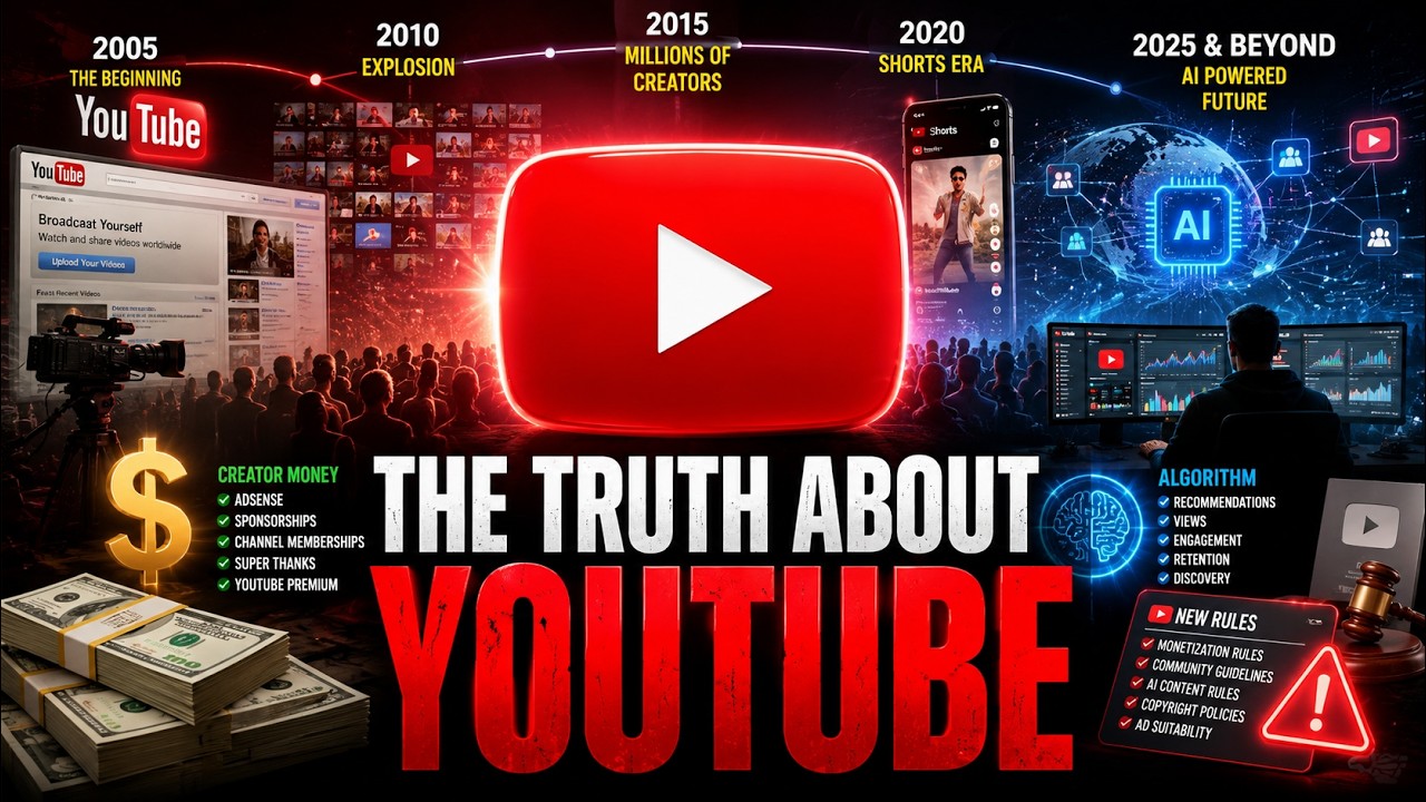 The YouTube Secret: How Creator Economy Really Works! (2005&ndash;2027 New Rules)