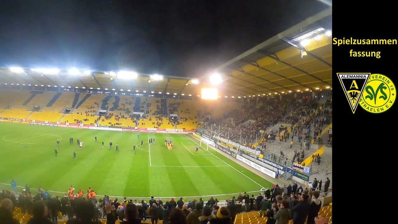 8 Tore-Drama am Tivoli | Alemannia - SV Straelen (05.11.2021, Regionalliga West 15. Spieltag)