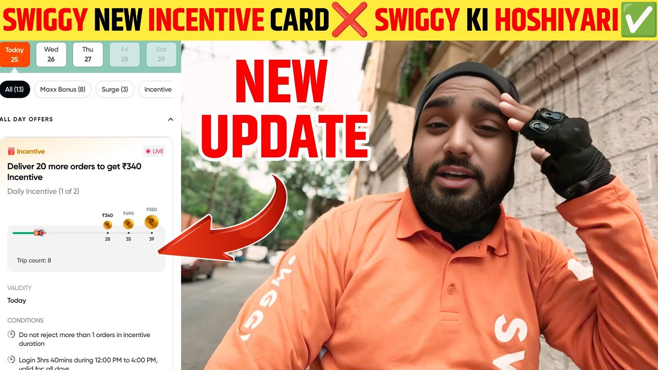 Swiggy New Update ⚠️ Delivery Boy Job Update || Hyderabad || Indian Rider Azaad 