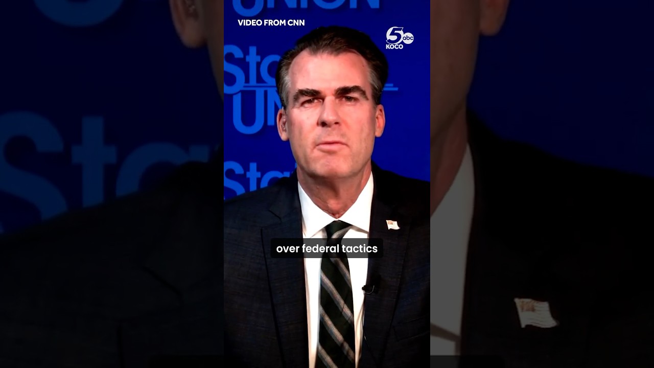 'What is the endgame?': Gov. Stitt raises concerns over federal tactics in Minneapolis