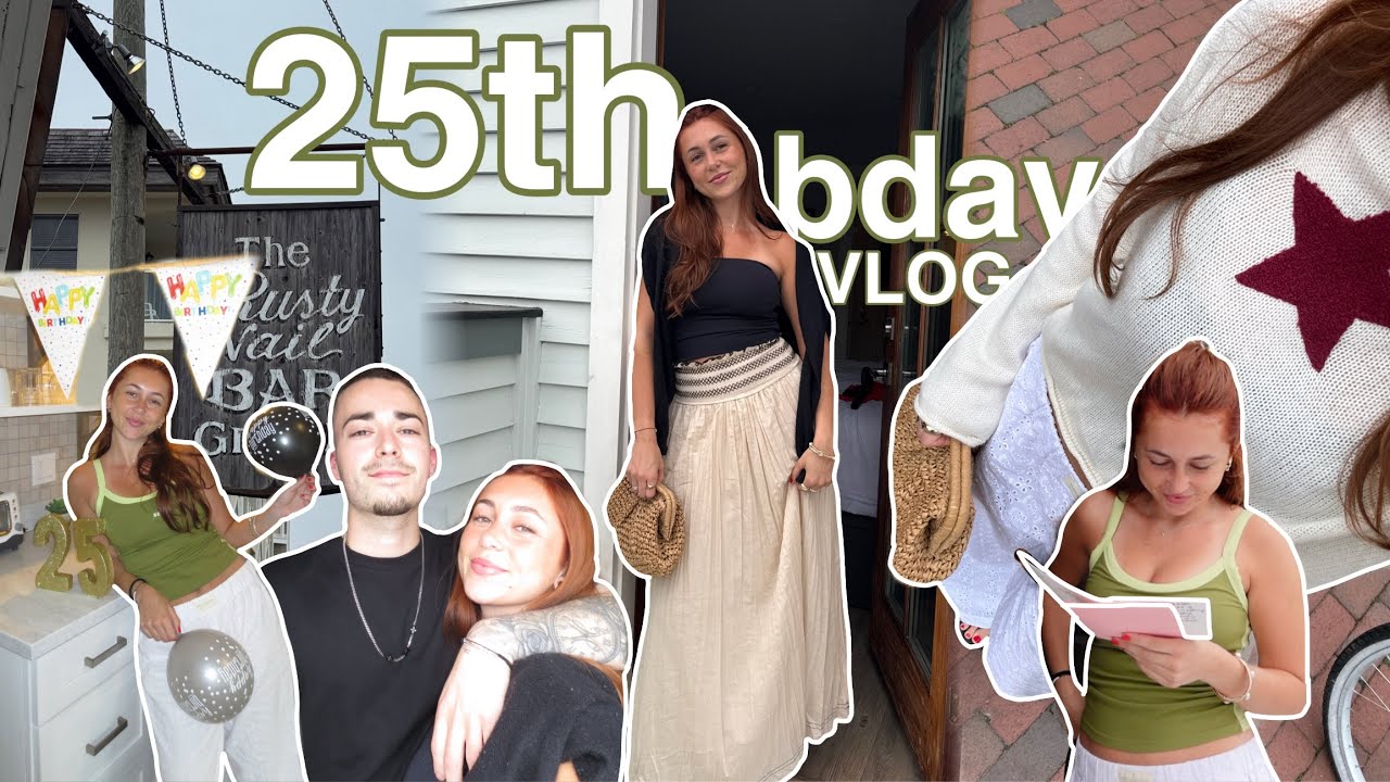 VLOG: my 25th birthday weekend trip! 🐚🦞🎂🎈🦪