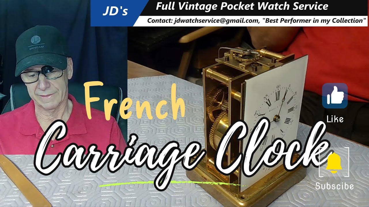 French Carriage Clock Not Running