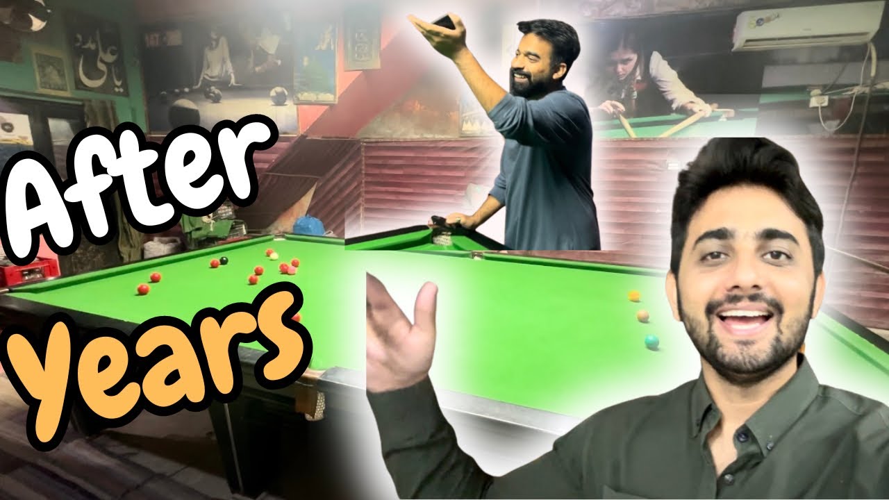 Saalon baad Snooker khelny gaye 😃| Ft. best friend 😍| Shoday Showbaz 👨&zwj;👨&zwj;👧&zwj;👦