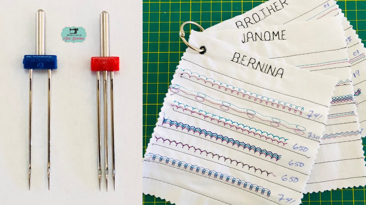Agujas Triple y Doble _ Funciones avanzadas para tu máquina de coser doméstica.