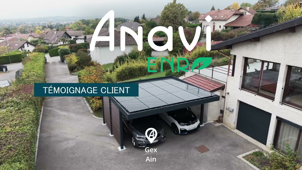 Témoignage client - Produire son électricité chez soi avec un carport photovoltaïque design