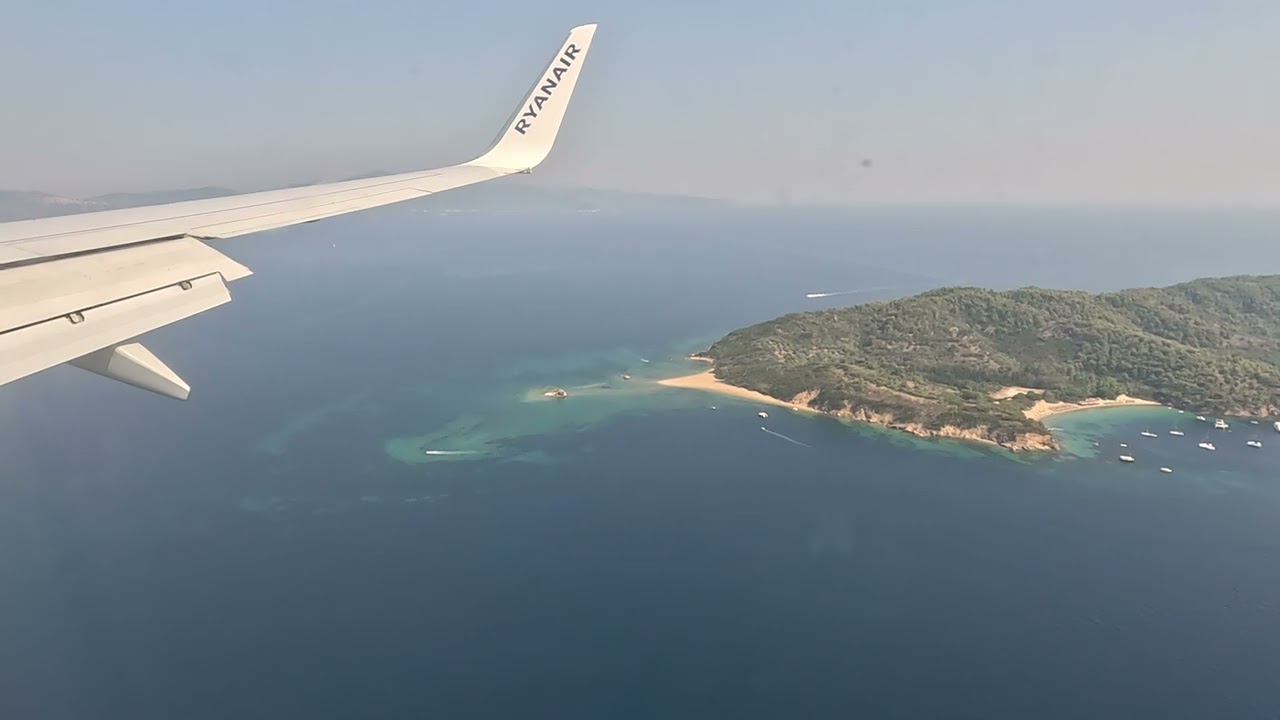 Prague Airpot PRG - Skiathos Airport (JSI)  25.08.2023 | FR9418 | Landing