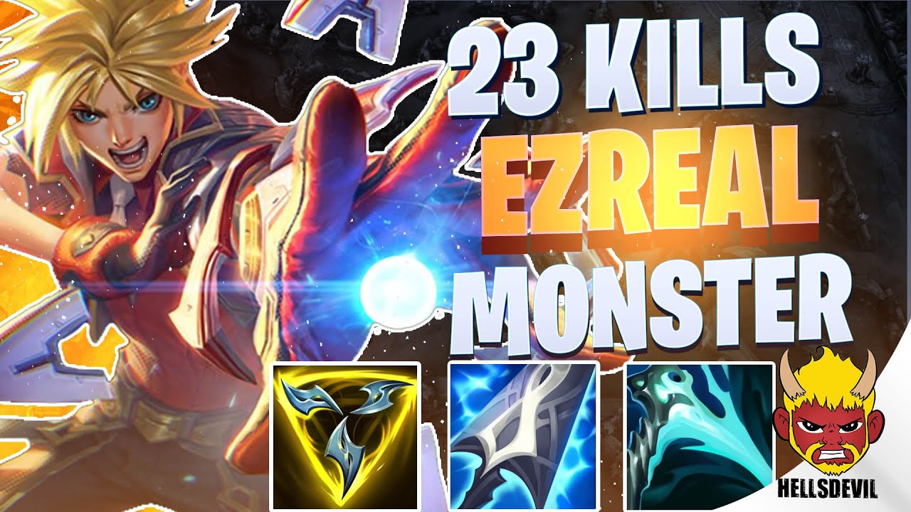 WILD RIFT | 23 KILLS EZREAL MONSTER GAME! | Challenger Ezreal Gameplay | Guide & Build
