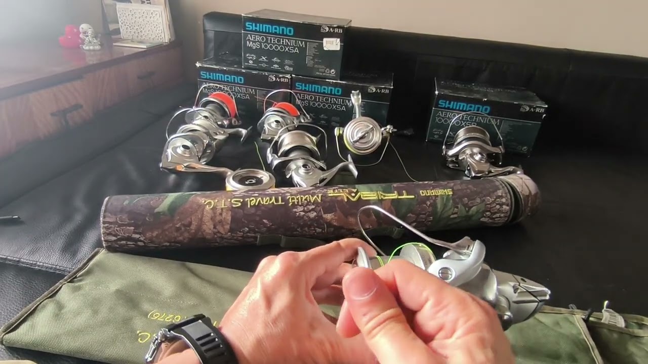 Shimano Technium and MGS  - Slow Oscillation, How to tie fishing line to carp reel like a Pro