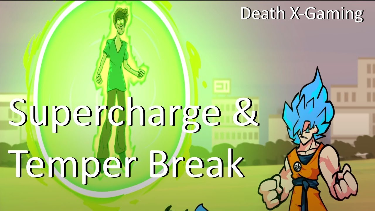 Friday Night Funkin' - Supercharge & Temper Break Shaggy Vs Goku (My Cover) FNF MODS