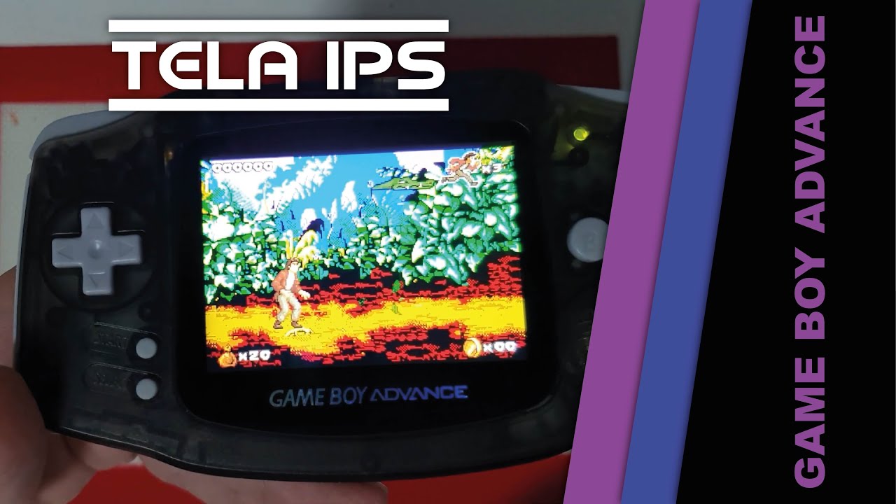 Instalando tela IPS V2 no Game Boy Advance GBA