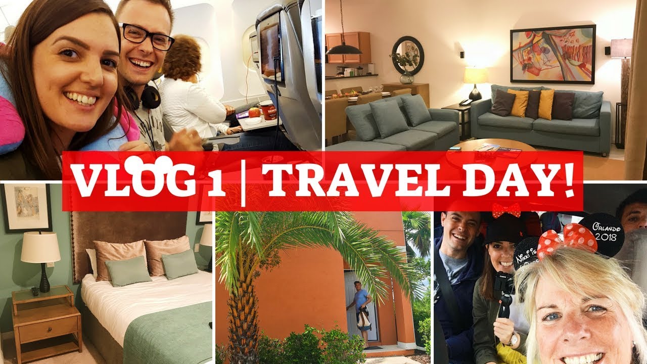 WALT DISNEY WORLD & UNIVERSAL 2018 VLOG 1 | Travelling to Orlando and Encantada Villa Tour!