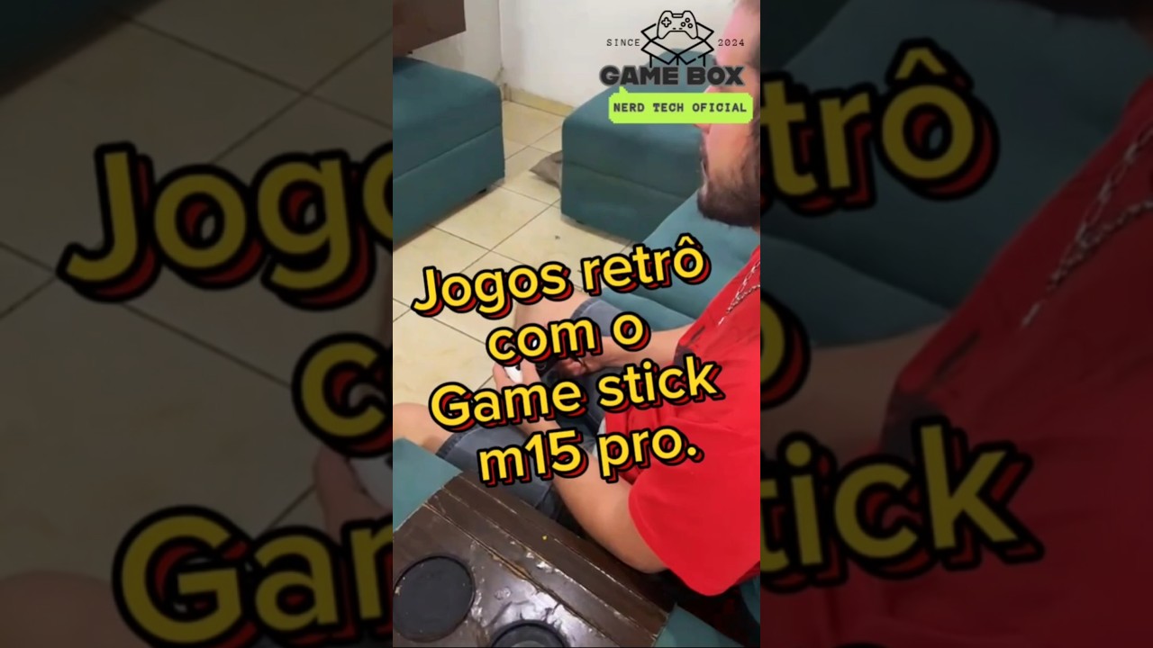 Jogos Retrô com o game stick m15 pro na sua tv. 