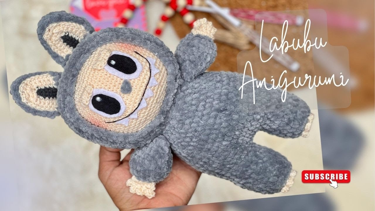 LABUBU Amigurumi 💗 Учебник - Схема вязания крючком