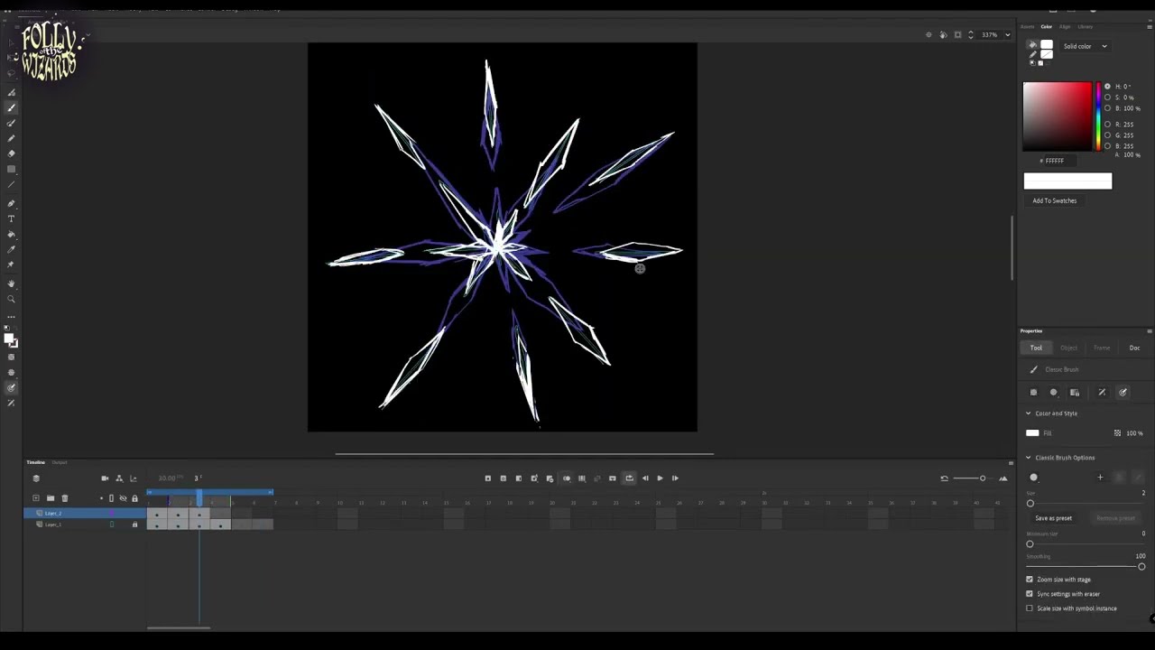 Folly of the Wizards: Arcane Hit 2D VFX