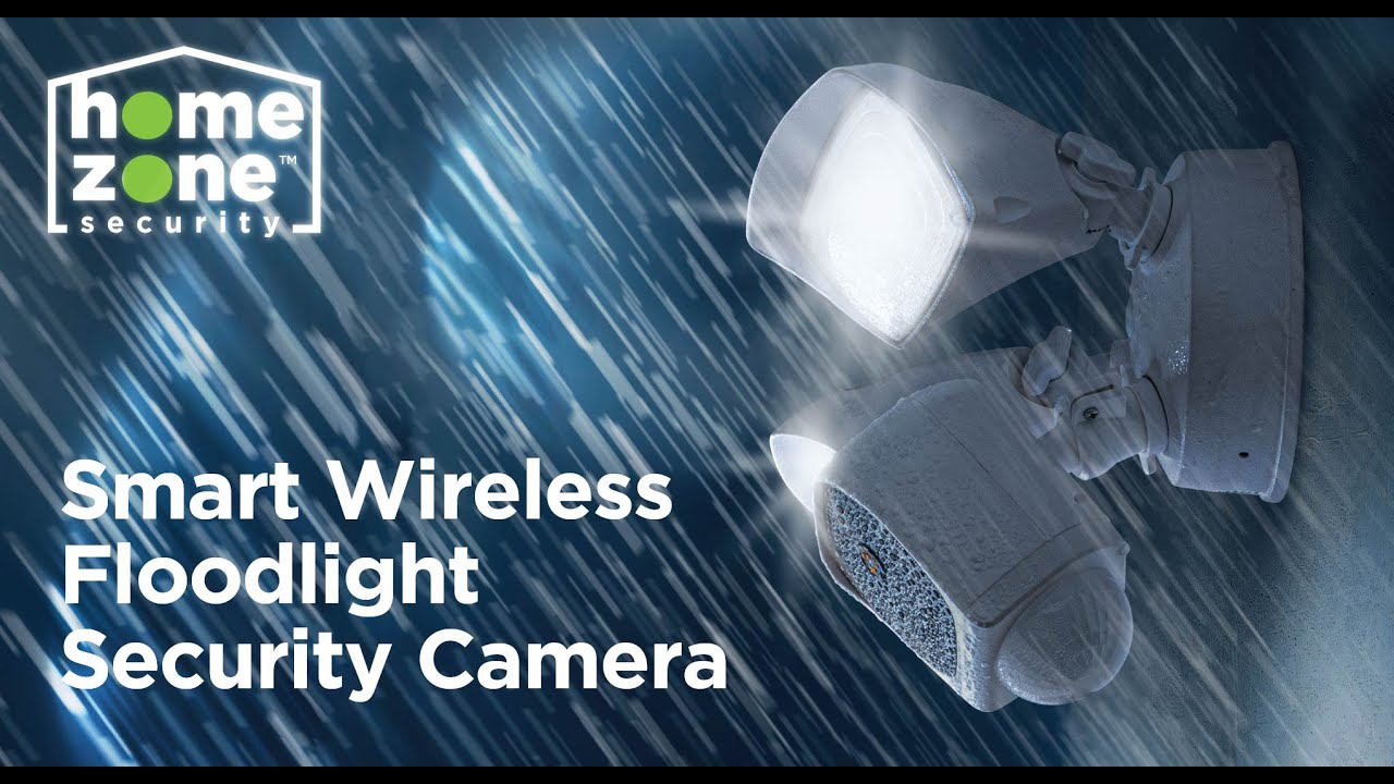 Home Zone Security Smart Wireless Floodlight Camera