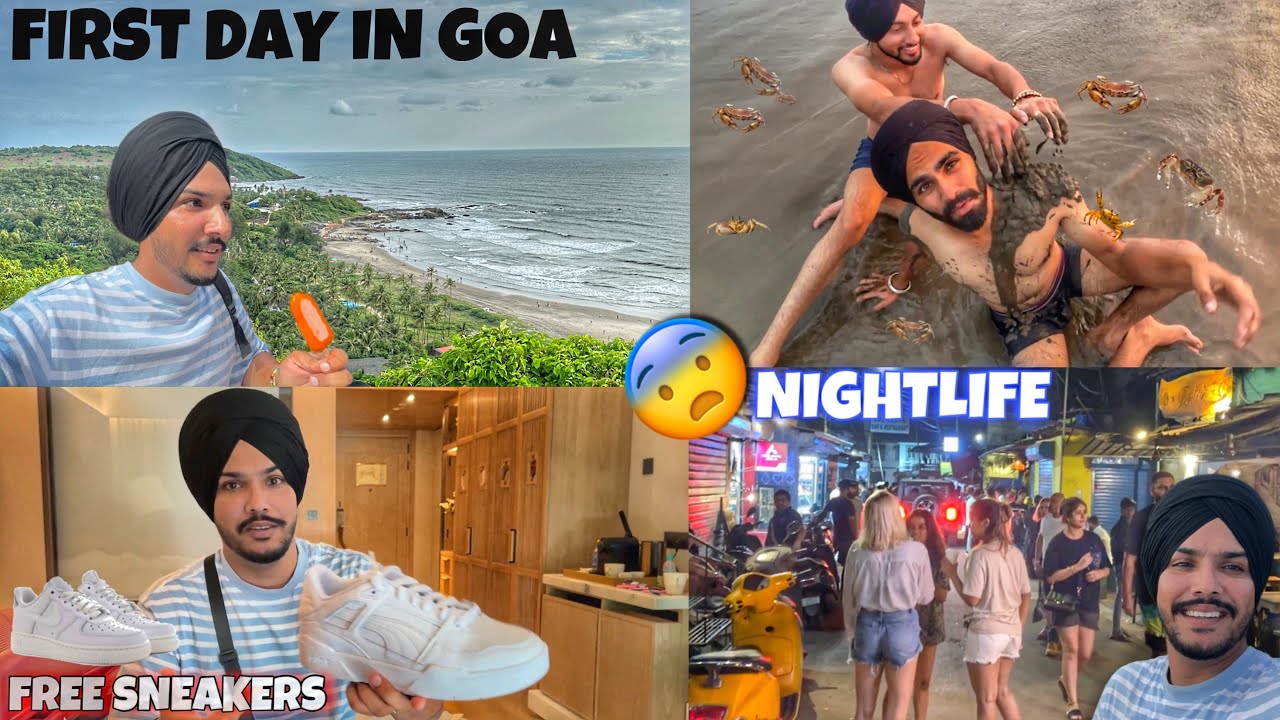 First Day in Goa 😱 Goa De BEACH & NIGHTLIFE | North Goa Vagator
