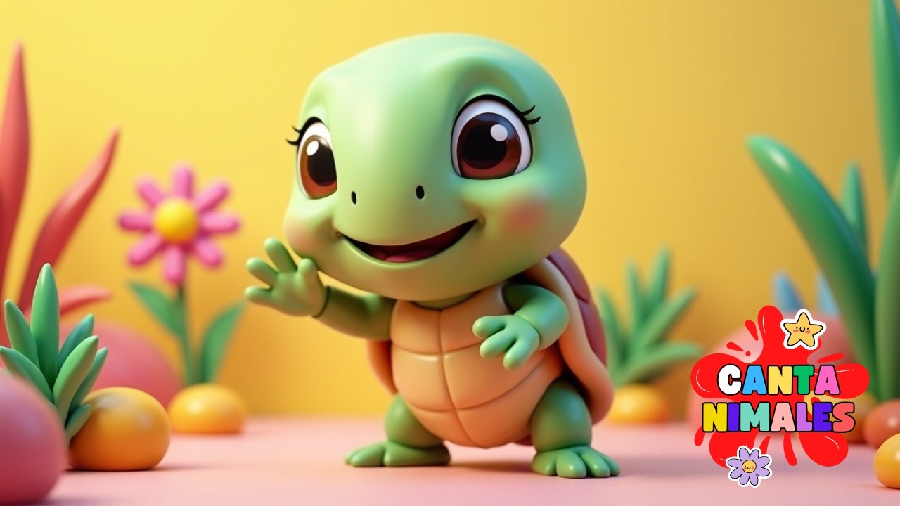 Canción de Tortuga para Bebés 🐢💚 | canciones infantiles relajantes